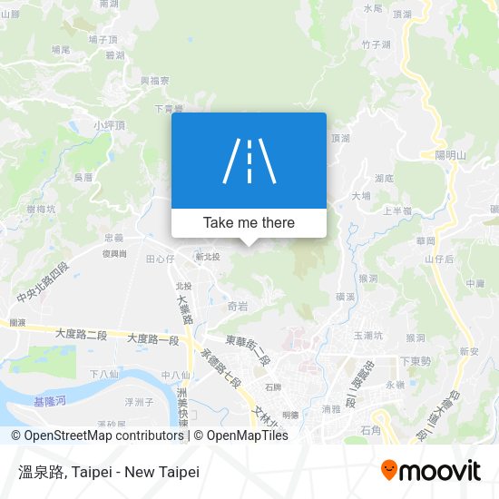 溫泉路 map