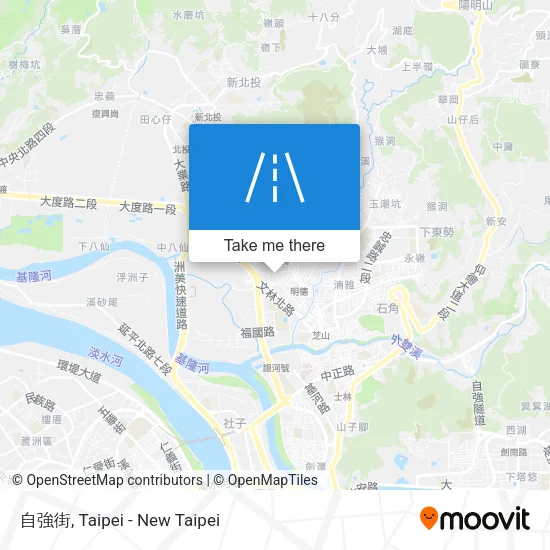 自強街 map