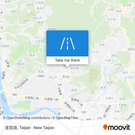 進賢路 map
