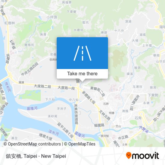 鎮安橋 map