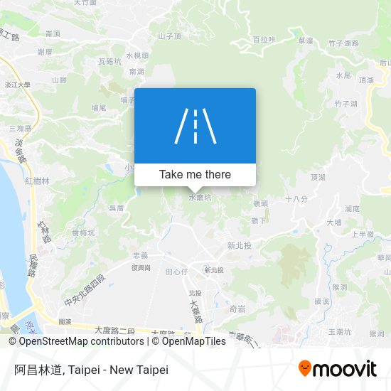 阿昌林道地圖