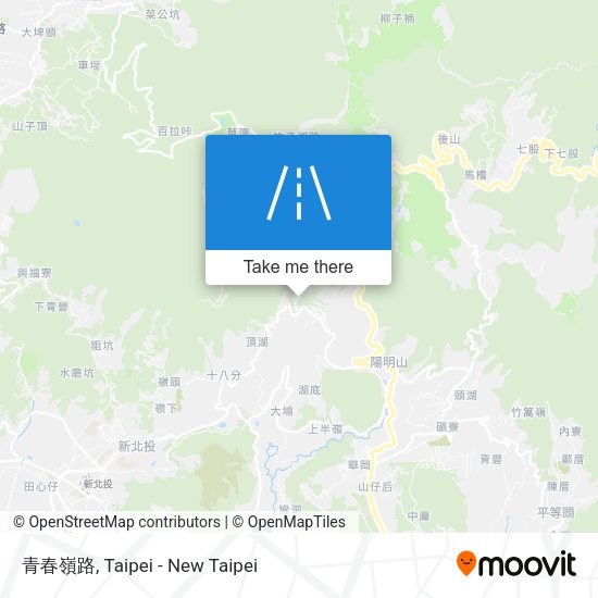 青春嶺路 map