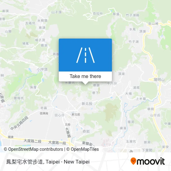 鳳梨宅水管步道 map