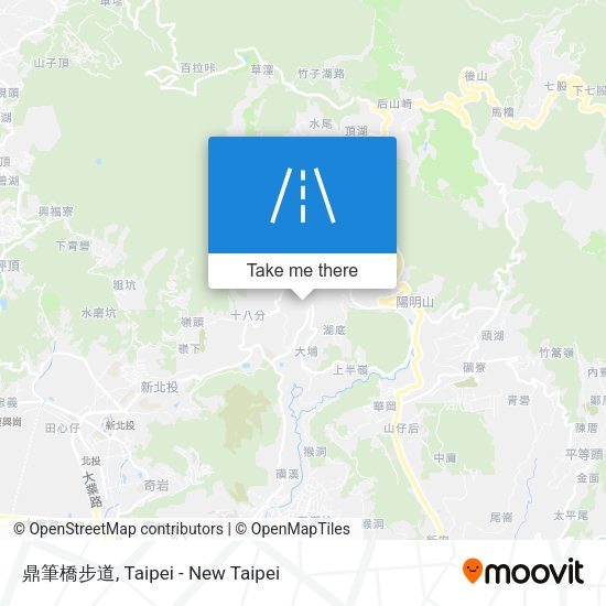 鼎筆橋步道 map
