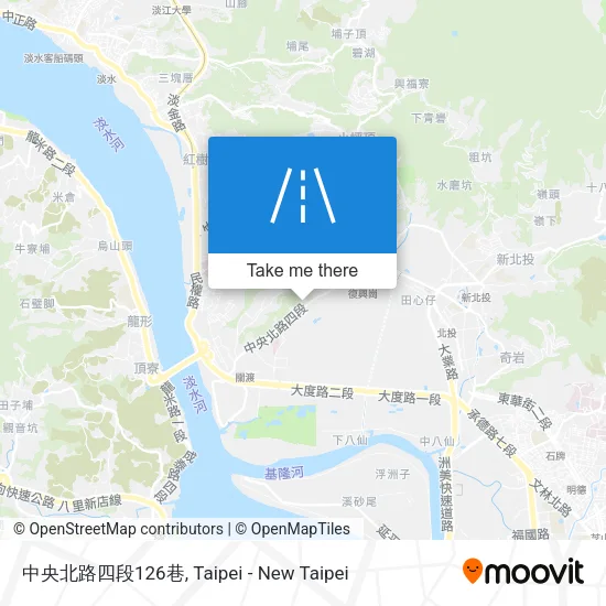 中央北路四段126巷地圖