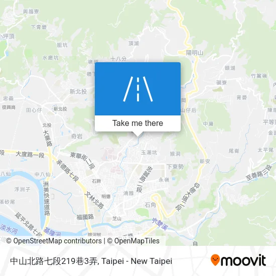 中山北路七段219巷3弄地圖