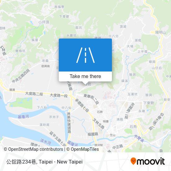 公舘路234巷地圖