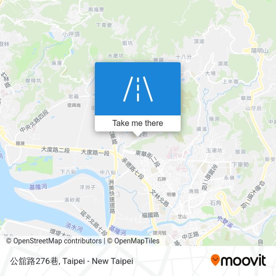 公舘路276巷地圖