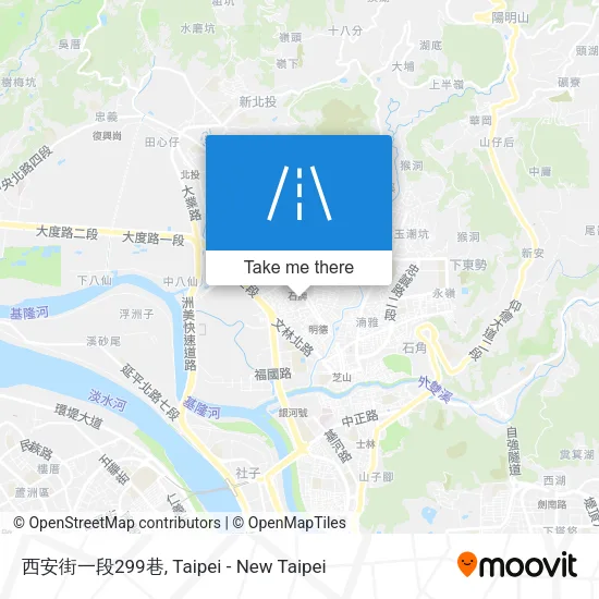 西安街一段299巷地圖