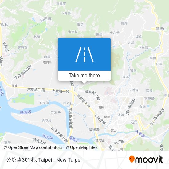 公舘路301巷地圖