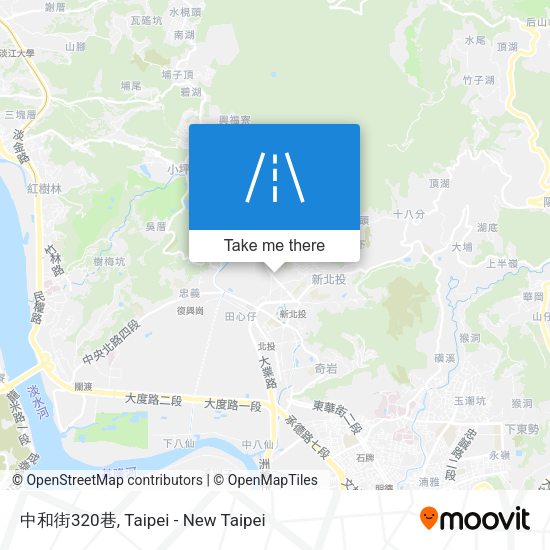 中和街320巷地圖