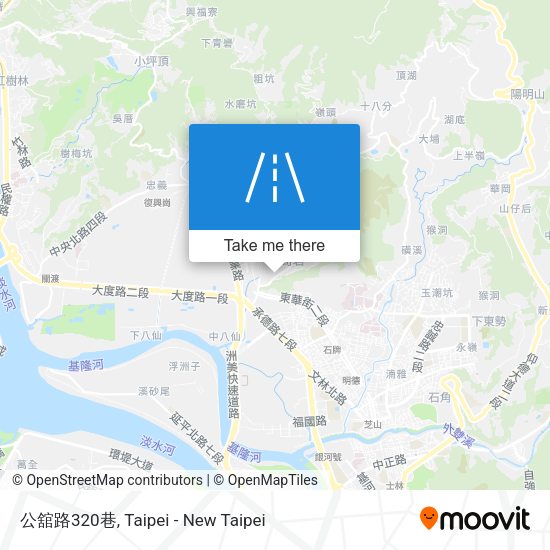 公舘路320巷地圖