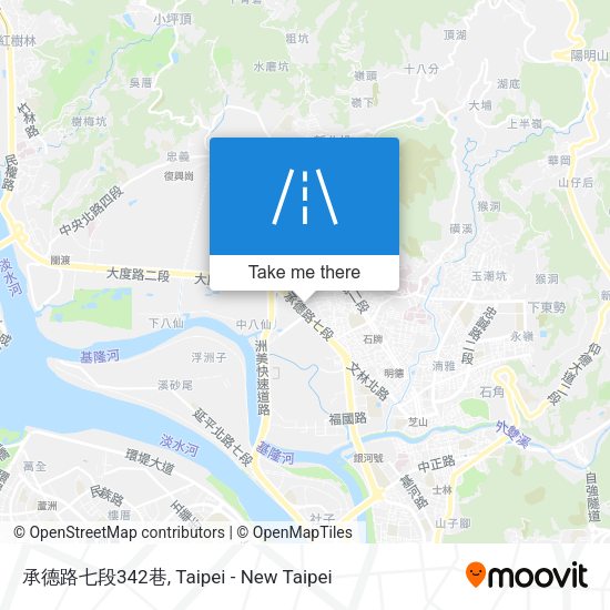 承德路七段342巷地圖