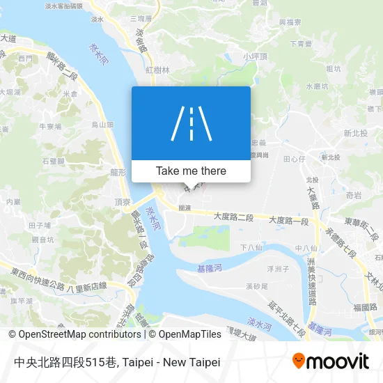 中央北路四段515巷地圖