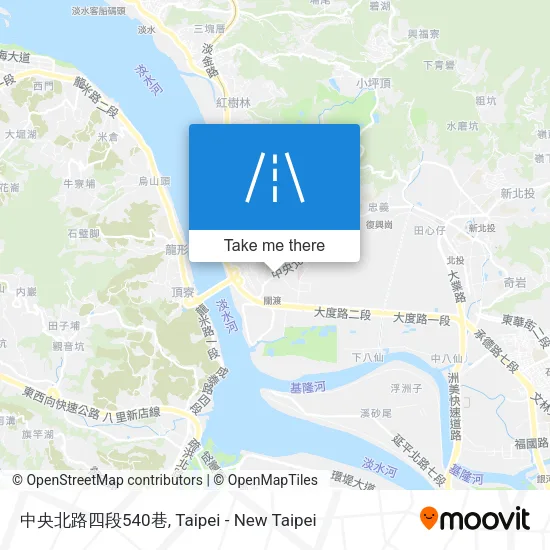 中央北路四段540巷地圖