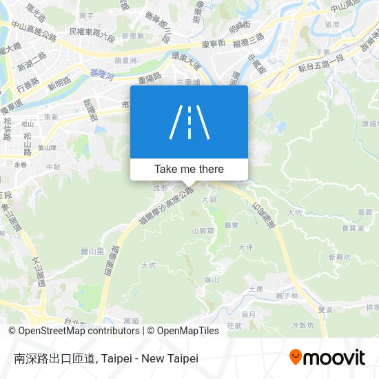 南深路出口匝道 map