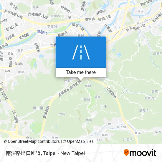 南深路出口匝道 map