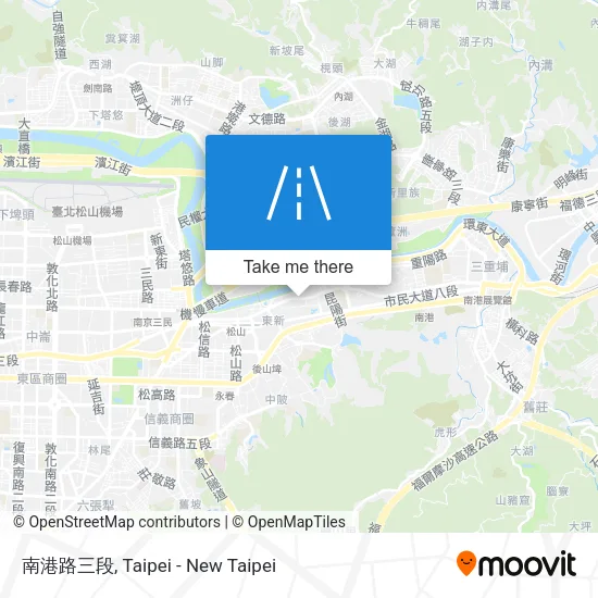 南港路三段 map