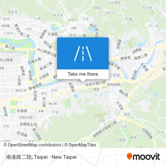 南港路二段地圖