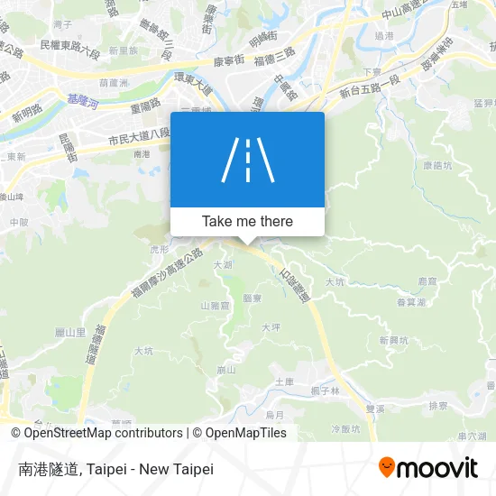南港隧道 map