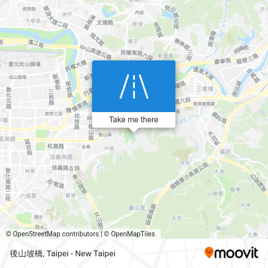 後山坡橋 map