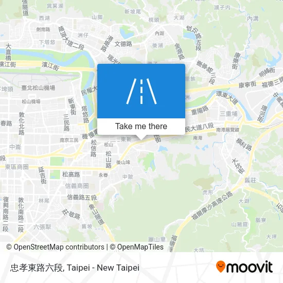 忠孝東路六段地圖