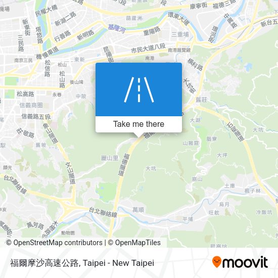 福爾摩沙高速公路地圖
