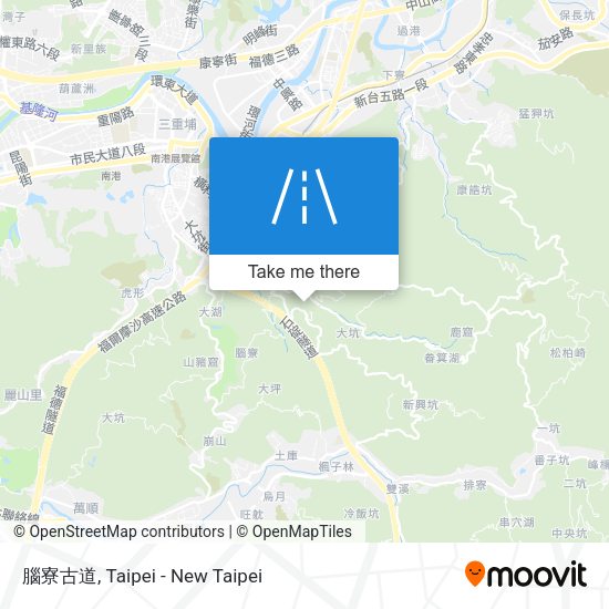 腦寮古道 map