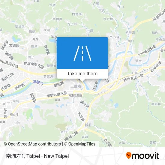 南湖左1 map