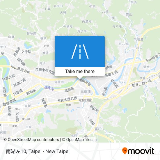南湖左10 map