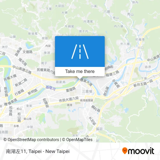 南湖左11 map
