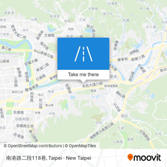 南港路二段118巷 map