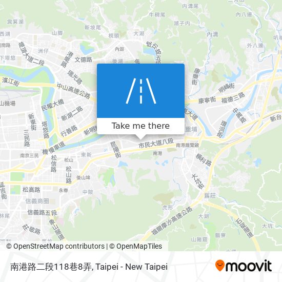 南港路二段118巷8弄 map