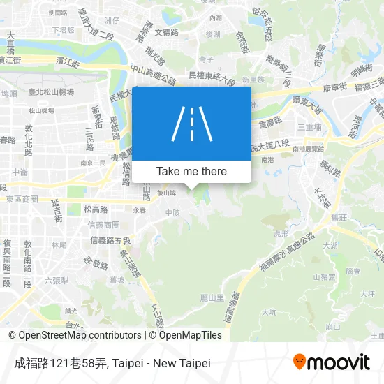 成福路121巷58弄地圖