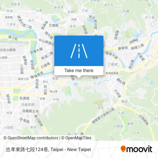 忠孝東路七段124巷 map