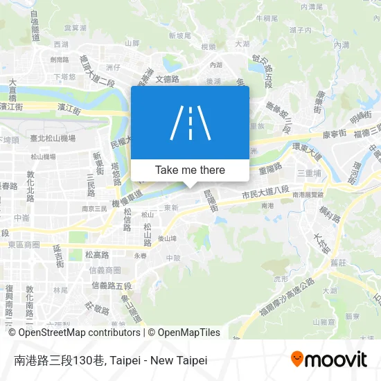南港路三段130巷地圖
