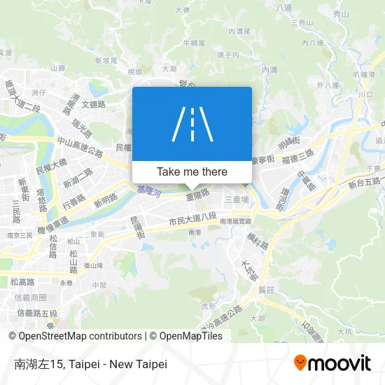 南湖左15 map