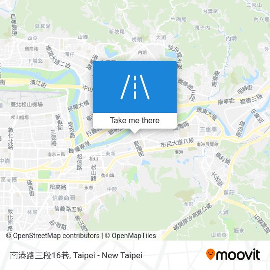 南港路三段16巷 map