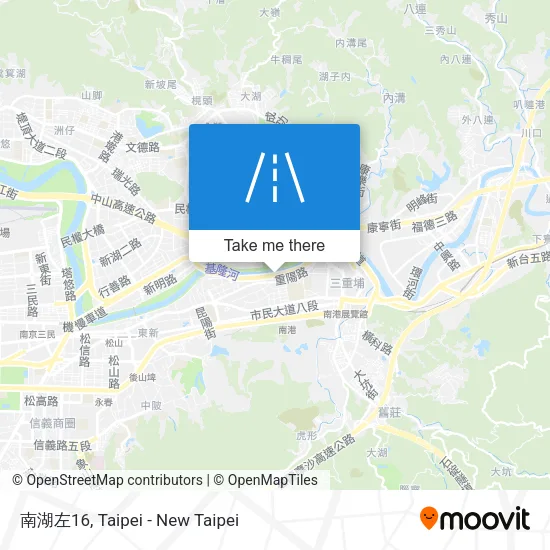 南湖左16 map