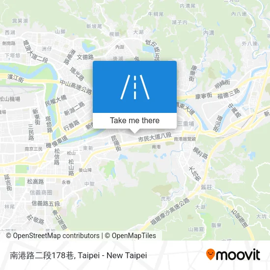 南港路二段178巷地圖