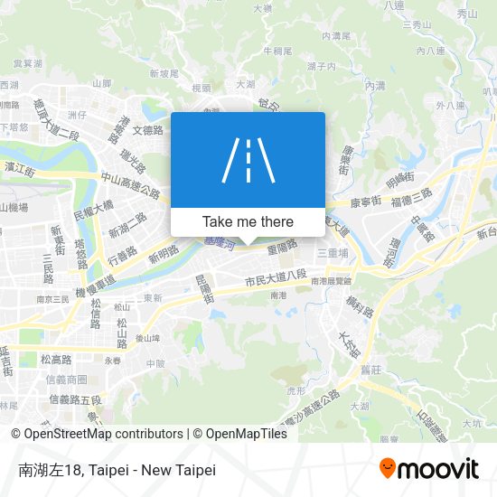 南湖左18 map