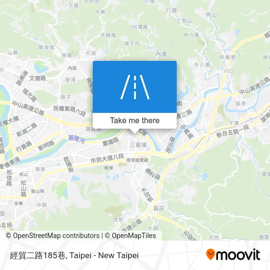 經貿二路185巷 map