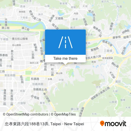 忠孝東路六段188巷13弄地圖
