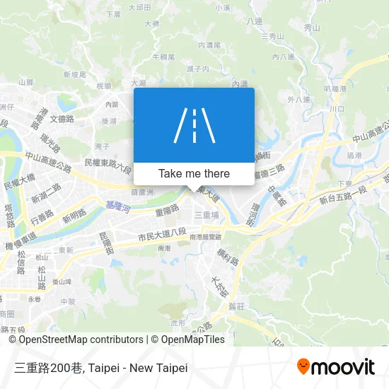 三重路200巷地圖