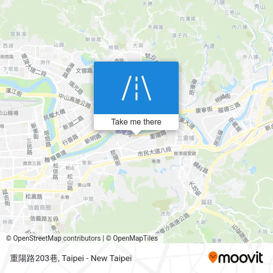 重陽路203巷 map