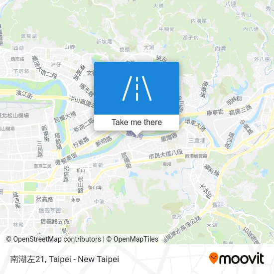 南湖左21 map