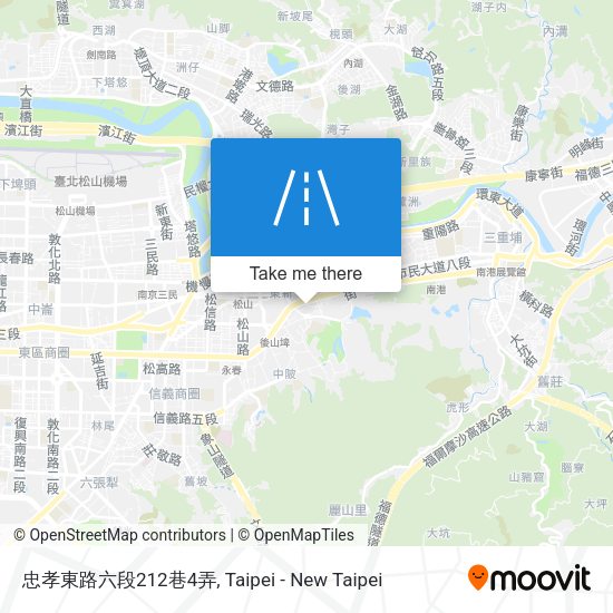 忠孝東路六段212巷4弄地圖