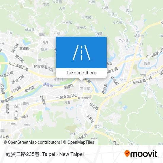 經貿二路235巷地圖