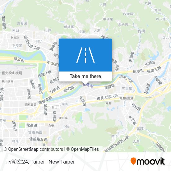 南湖左24 map