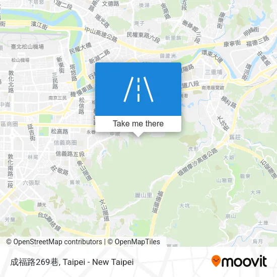 成福路269巷地圖